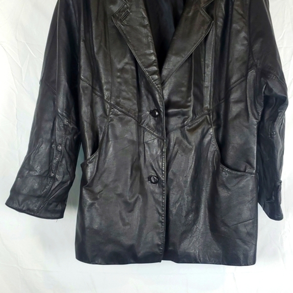 Vintage Avanti Leather Coat - Picture 3 of 8